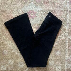 Lululemon Black Flare Yoga Pants